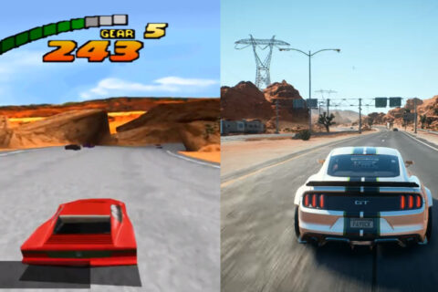 A evolução dos gráficos da série Need for Speed (da primeira em 1994 até 2017)