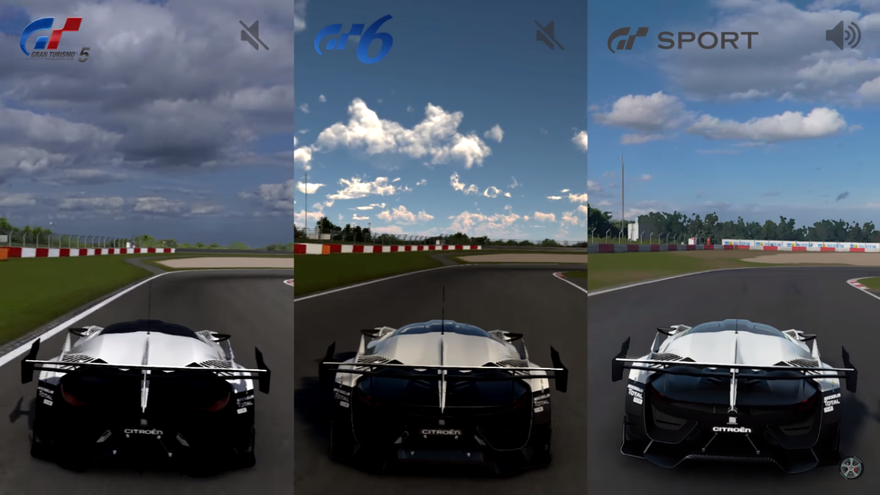 O que acha dessa comparação completa entre GT5, GT6 e o novo GT Sport?
