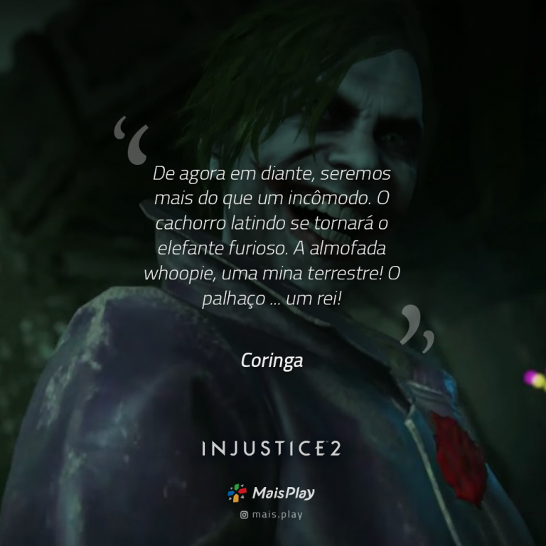 18 Frases dos heróis e vilões de Injustice 2 - Mais Play
