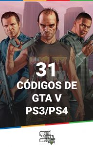 PS3/PS4, XBOX e PC] 78 Códigos e macetes para você utilizar no mundo aberto  de GTA V, Mais Play