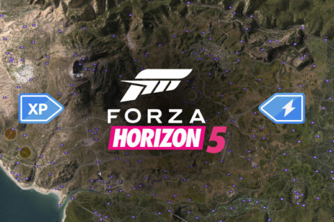 A localização de todas as placas de XP e viagens rápidas de Forza Horizon 5