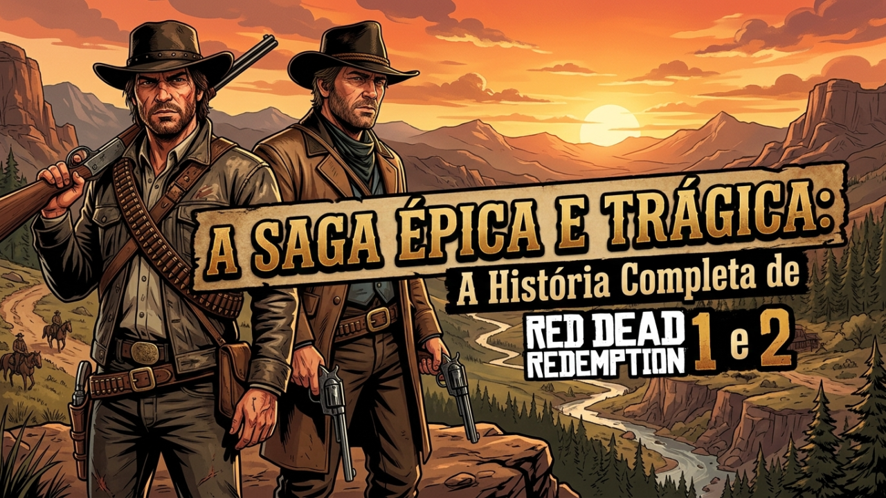 A SAGA ÉPICA E TRÁGICA: A História Completa de Red Dead Redemption 1 e 2 (1899 – 1914)!