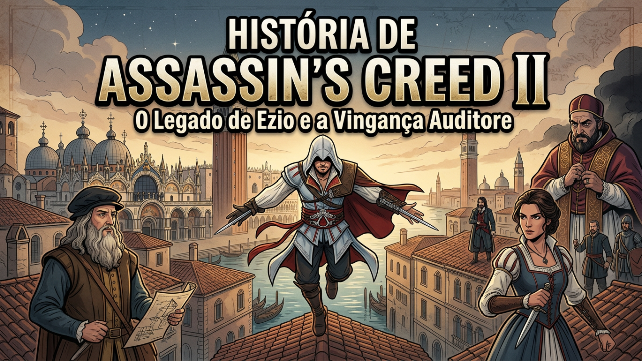 História completa de Assassin’s Creed II Resumida