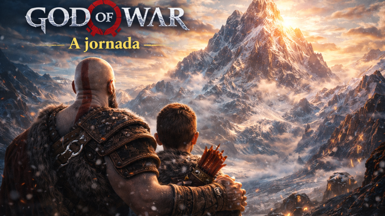 A jornada de Kratos e Atreus em God of War (2018)
