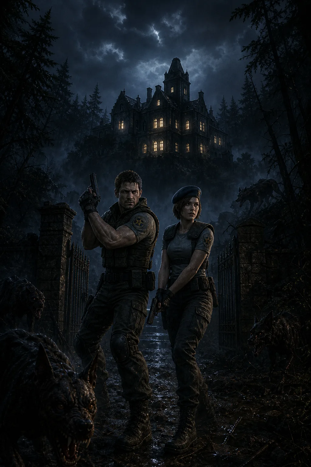 Mansão Spencer como primeiro aviso da tragédia de Raccoon City Mansão Spencer como primeiro aviso da tragédia de Raccoon City