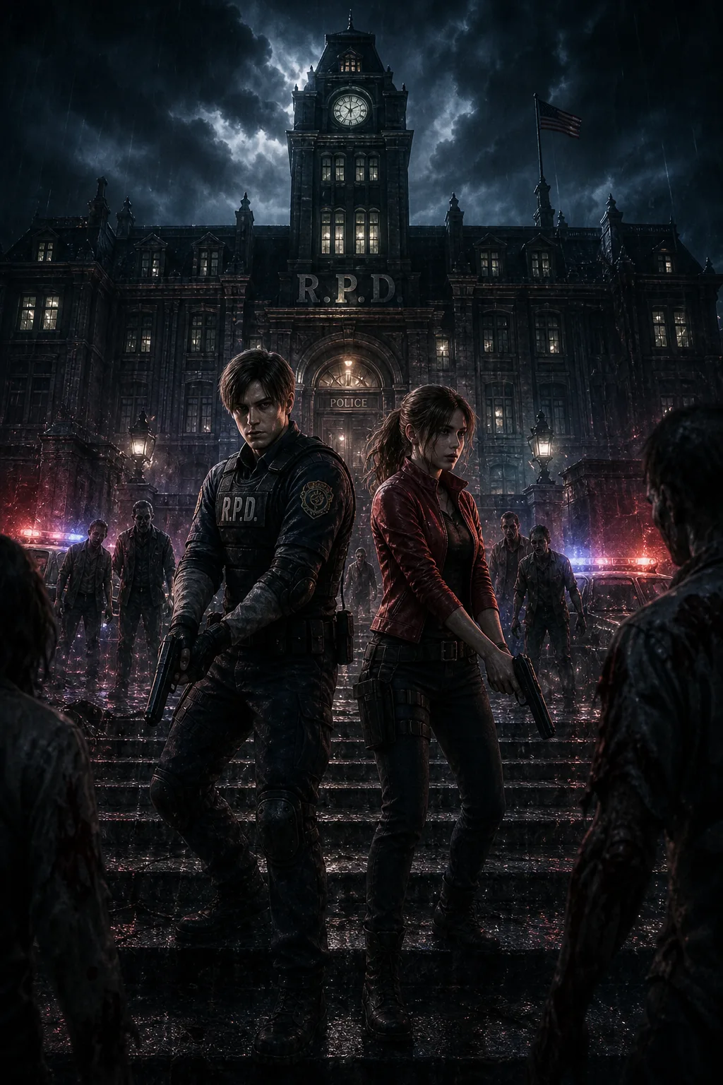 Delegacia de Raccoon City como labirinto de horror em Resident Evil 2 Delegacia de Raccoon City como labirinto de horror em Resident Evil 2