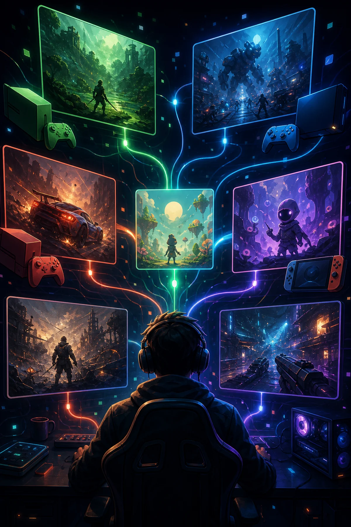 Novo ecossistema de showcases digitais com Xbox, PlayStation, Nintendo e eventos independentes