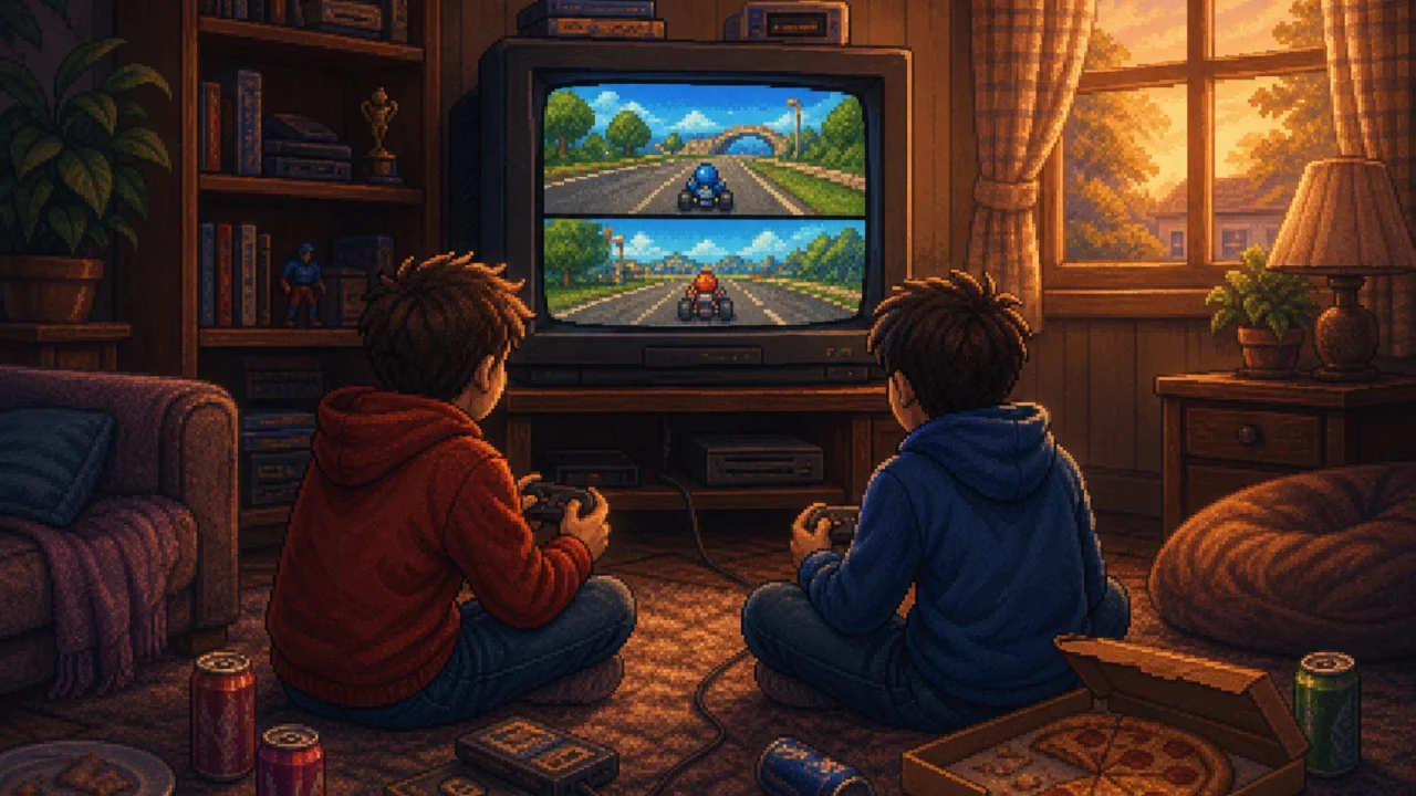 Jogos de Tela Dividida que Fizeram História: A Era em que a Diversão Cabia na Mesma TV