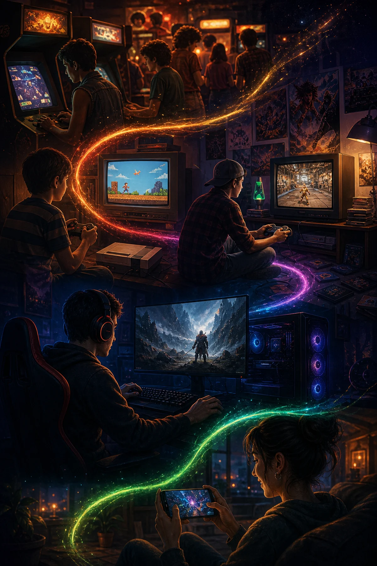 Evolução dos videogames do fliperama aos consoles, PCs e celulares