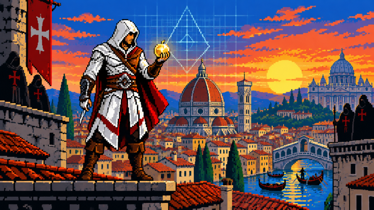 A história completa de Assassin’s Creed II: Ezio, Borgia e final explicado