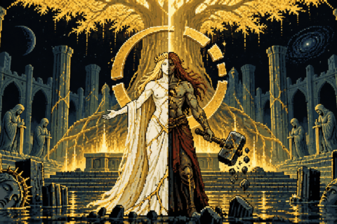 A história completa de Marika e Radagon em Elden Ring