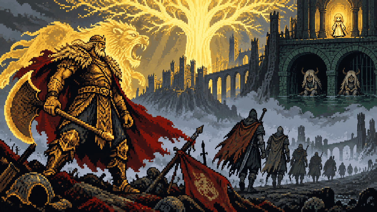Godfrey, os primeiros filhos de Marika e o exílio dos Maculados