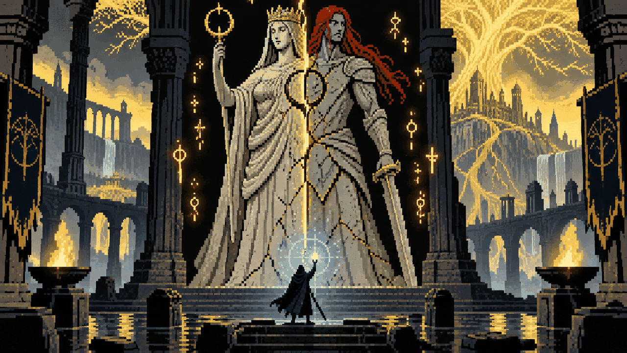 A revelação de que Radagon é Marika em Elden Ring