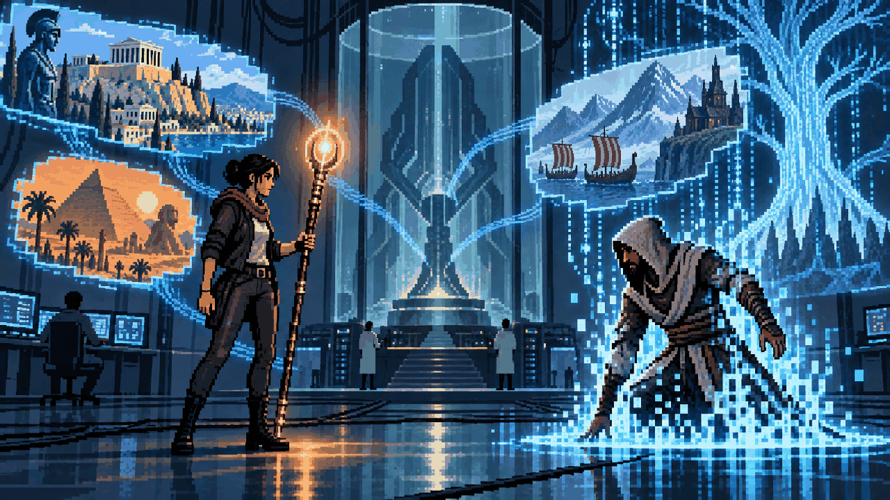 Layla, Basim e o presente moderno de Assassin's Creed