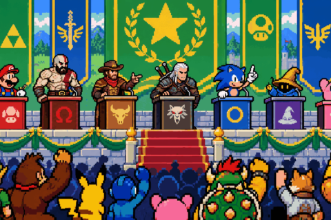 Se personagens dos games fossem candidatos a presidente do Brasil