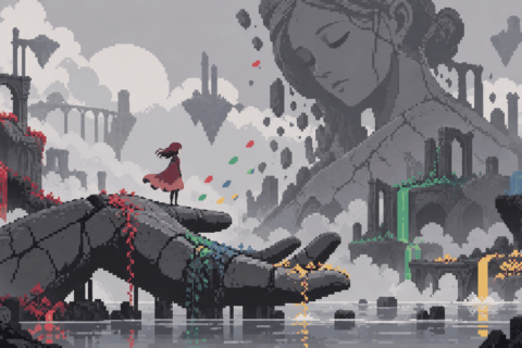 A história completa de GRIS: luto, cores e final explicado