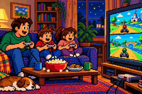 Melhores Jogos / games eletrônicos cooperativos local para jogar com os filhos