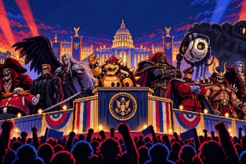Se vilões dos games fossem candidatos a presidente do Brasil