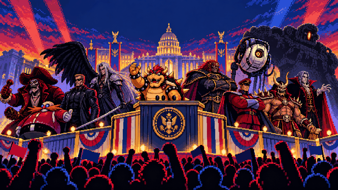 Se vilões dos games fossem candidatos a presidente do Brasil