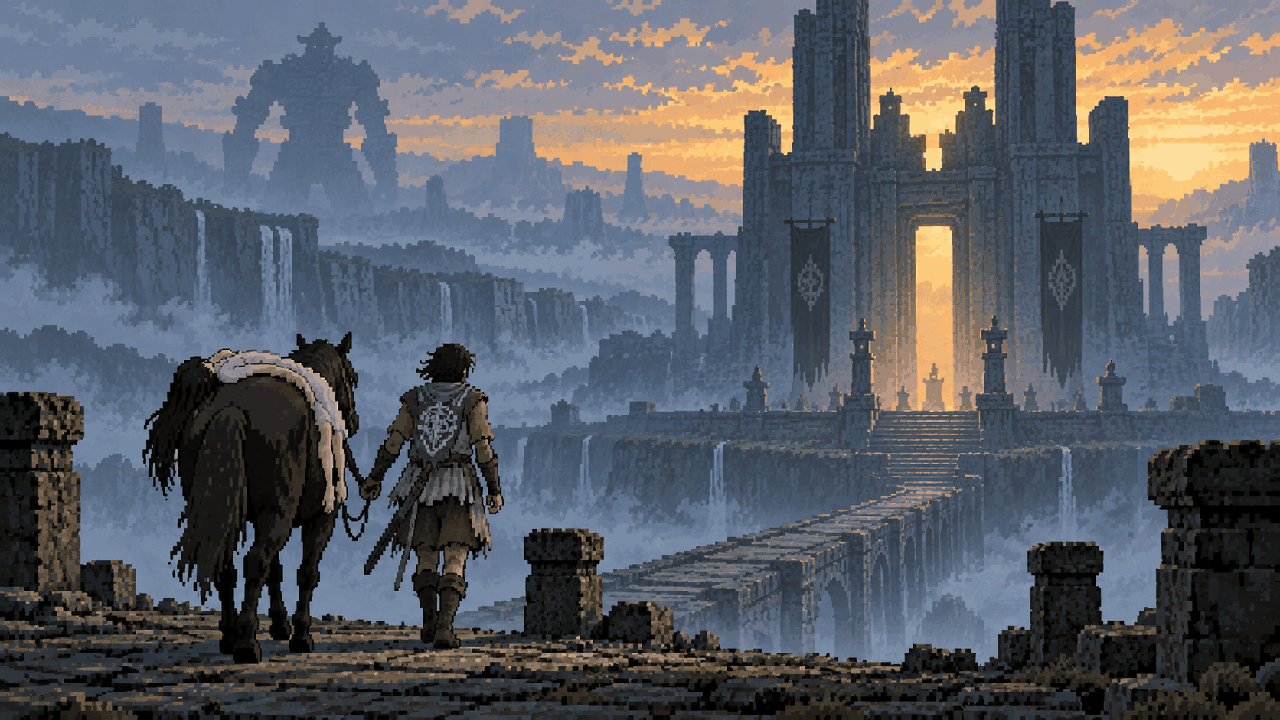 Wander chegando à terra proibida com Agro e Mono