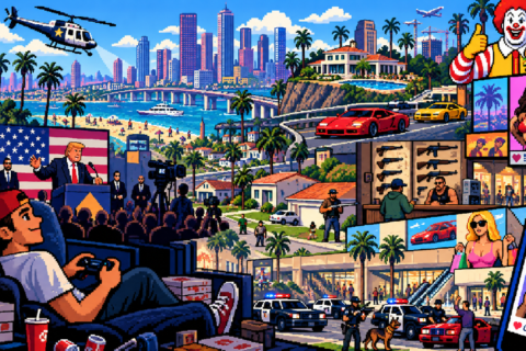 Por que GTA sempre foi uma sátira dos Estados Unidos?