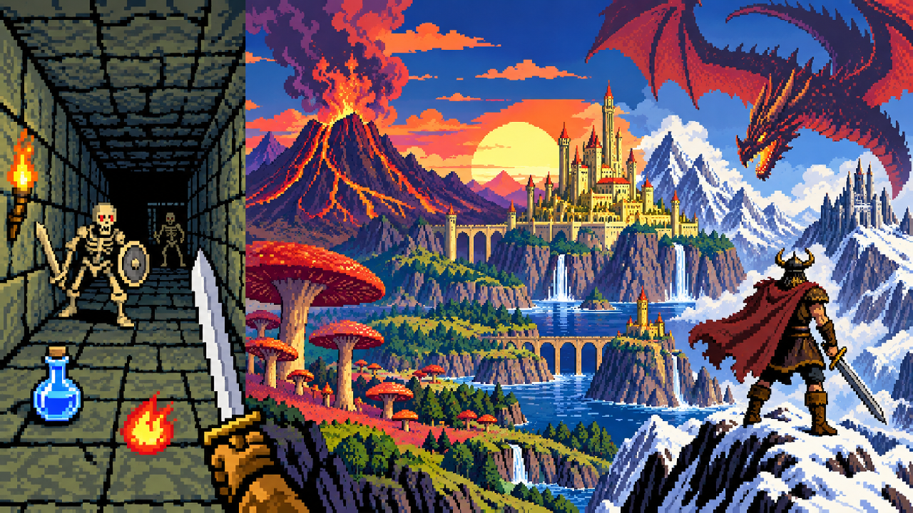 The Elder Scrolls atravessando varias geracoes ate chegar ao mundo de Skyrim