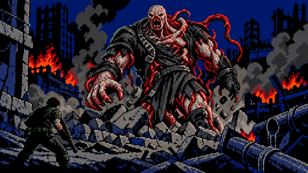 Nemesis regenerando e voltando apos explosao