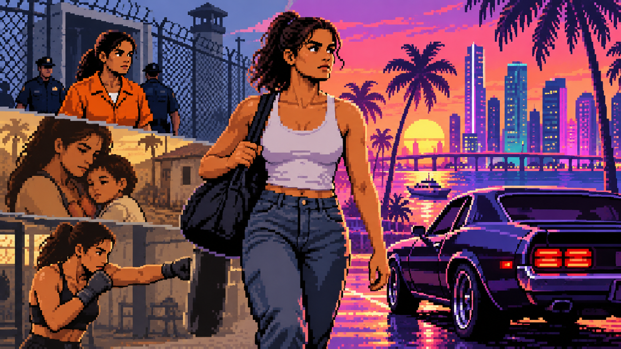 Lucia Caminos ocupa o centro da narrativa de GTA VI