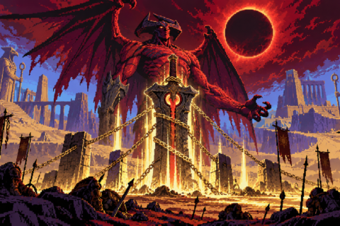A história completa de Aatrox: do herói de Shurima à Espada Darkin