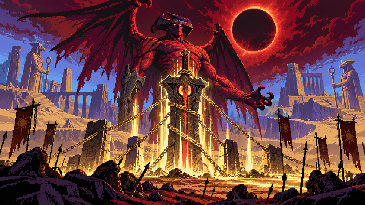 A história completa de Aatrox: do herói de Shurima à Espada Darkin