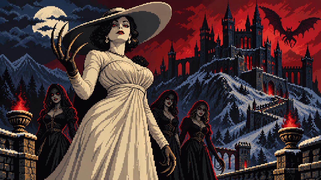 A história completa de Lady Dimitrescu em Resident Evil Village