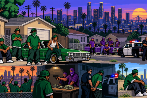 A história completa da Grove Street Families em GTA San Andreas